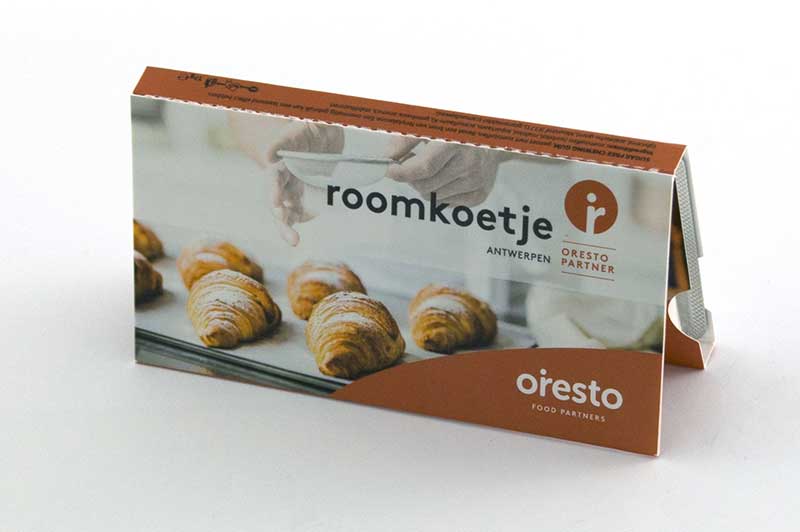 Roomkoetje Oresto Gum Packaging